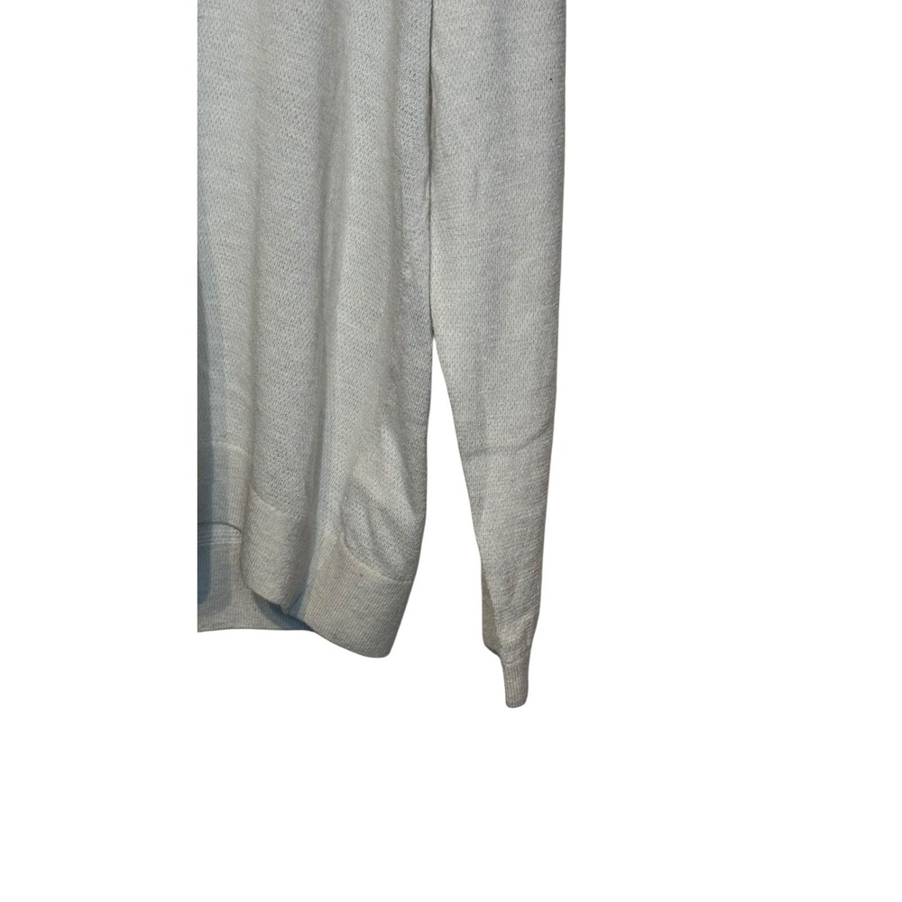 Tahari Men's Sweater Polo Heather Collared Pullover Long Sleeve Grey Medium NWT - Picture 2 of 11
